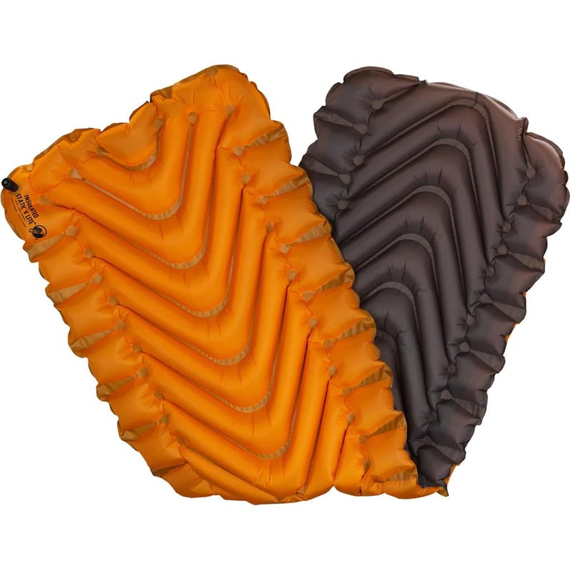 KLYMIT Insulated Static V Lite Inflatable Sleeping Pad | Comfortable, Lightweight, Easy to Inflate, Portable Air Bed for Hiking, Backpacking & Camping â€” Orange - Image 2